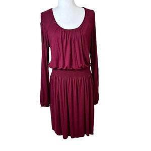 NORDSTROM Bobeau Cold Shoulder Knit Dress - Large